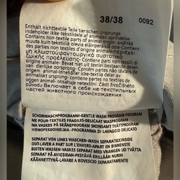 Paul Stuart Men’s Beige Twill Dress Pants Size 38 X 38 Flat Front Business - Picture 9 of 9